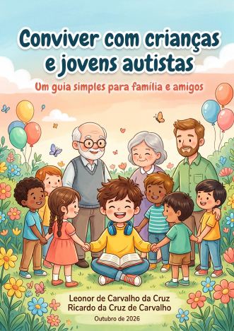 Capa do guia Conviver com crianças e jovens autistas
